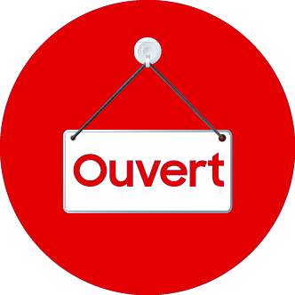 Ouvert tous les jours de 8h à 19h 