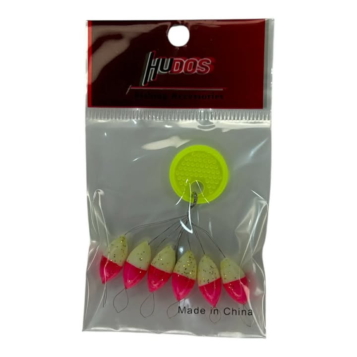 Perle Flottante Phoshpho Pailleté BLANC ROSE Couleur