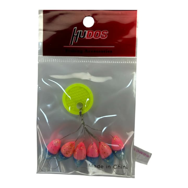 Perle Flottante Phoshpho Pailleté ROSE ET BLEU Couleur